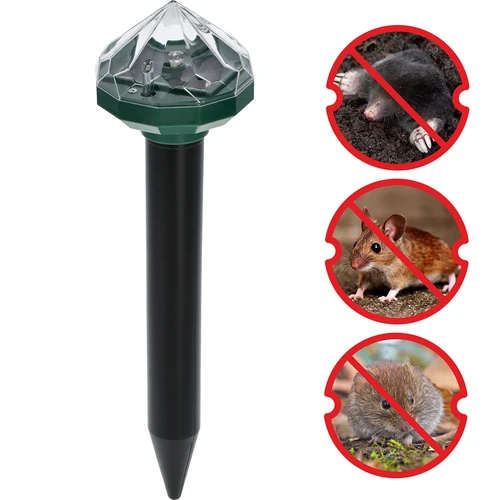 Ηλιακός απωθητής τυφλοπόντικων με λάμπα LED - 6