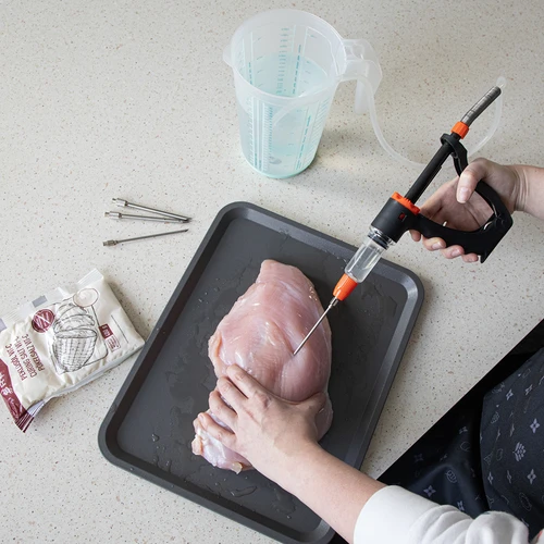 Ημιαυτόματη συσκευή έγχυσης αλλαντοποιίας με σετ βελόνων και σωληνάκι - 13