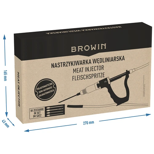 Ημιαυτόματη συσκευή έγχυσης αλλαντοποιίας με σετ βελόνων και σωληνάκι - 10