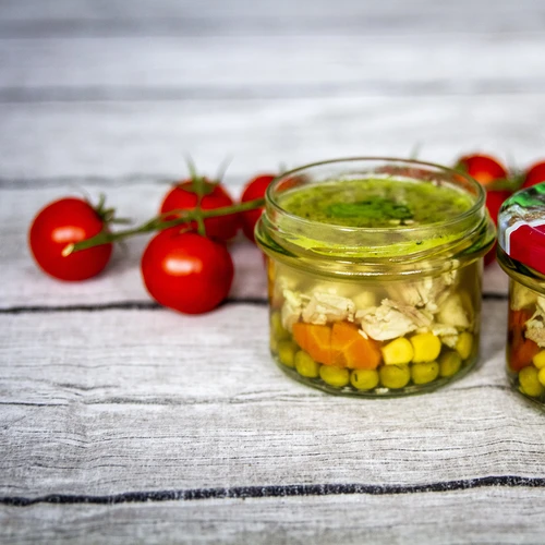 Ίσιο βάζο 235 ml (fi82) με μαύρο βιδωτό καπάκι - 6 τεμ. - 6