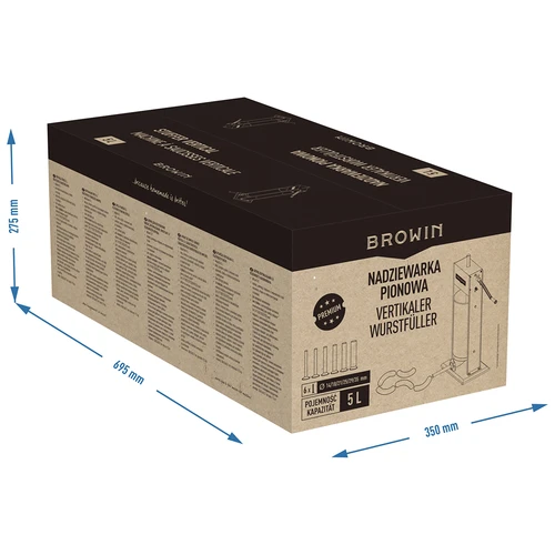 Κάθετη γεμιστική μηχανή λουκάνικων Premium 5 L - 13