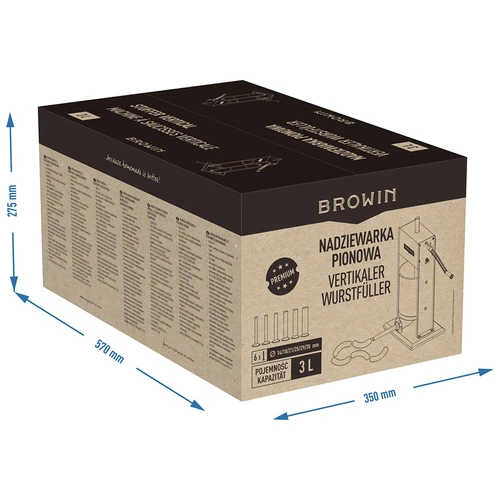 Κάθετο γεμιστικό λουκάνικων Premium 3 L - 13