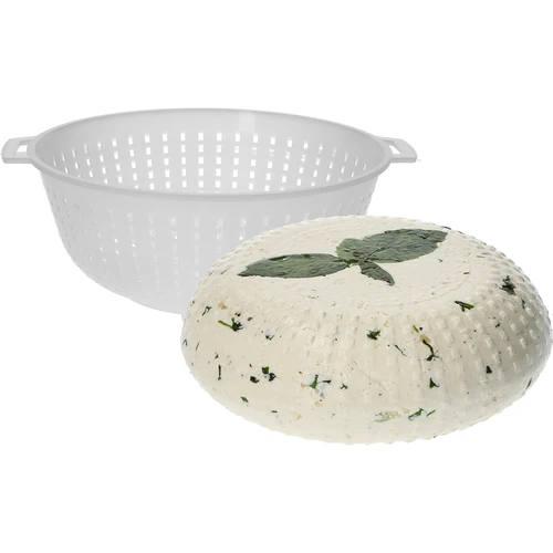 Καλούπι τυροκομίας για τυρί τύπου Koryciński Ø  21/11 x 8,5 cm για 2 kg - 5