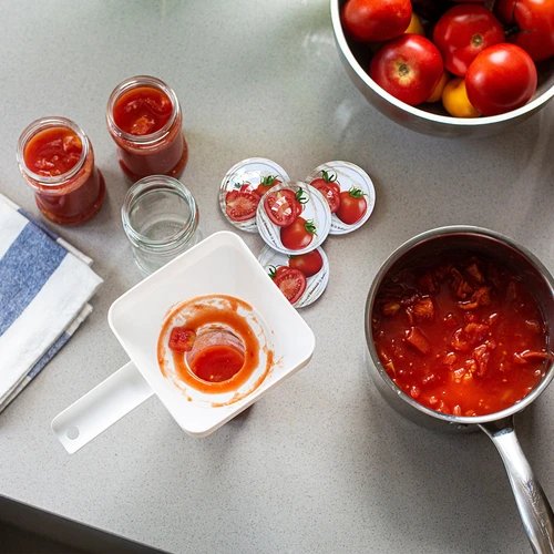 Καπάκι βιδωτό fi 66/4 με φωτογραφίες λαχανικών - 10 τεμ. - 16