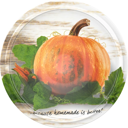 Καπάκι βιδωτό fi 66/4 με φωτογραφίες λαχανικών - 10 τεμ. - 8