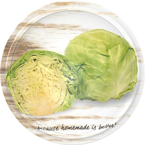 Καπάκι βιδωτό fi 66/4 με φωτογραφίες λαχανικών - 10 τεμ. - 10