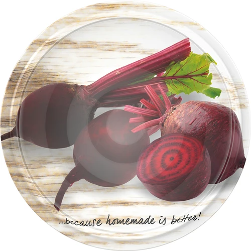 Καπάκι βιδωτό fi 66/4 με φωτογραφίες λαχανικών - 10 τεμ. - 11