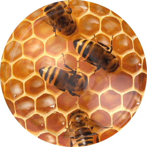 Καπάκι βιδωτό fi 82/6 μέλι - 10 τεμ.