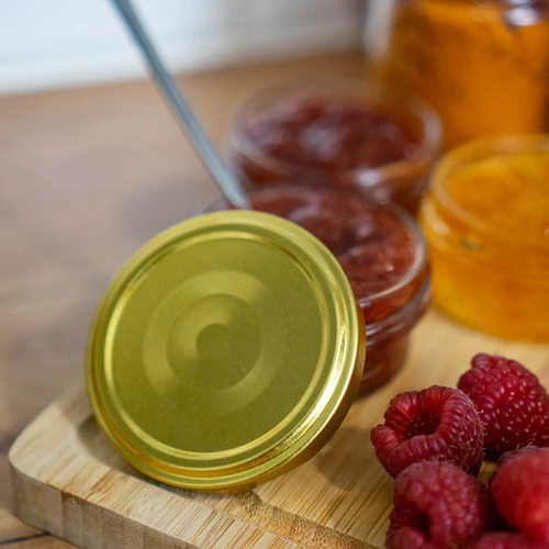 Καπάκι Φ 66 χρυσό - 10 τεμ. - 4