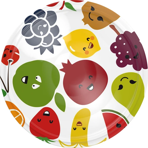 Καπάκι Φ 82/6, φρούτα - 10 τεμ.