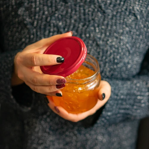 Καπάκι Φ 82/6 μπορντό - 10 τεμ. - 10