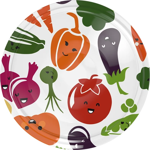 Καπάκι fi 66/4 με φατσούλες λαχανικών - 10 τεμ.