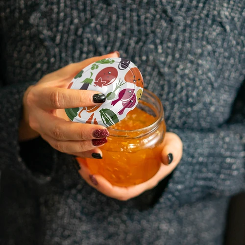 Καπάκι fi 66/4 με φατσούλες λαχανικών - 10 τεμ. - 6