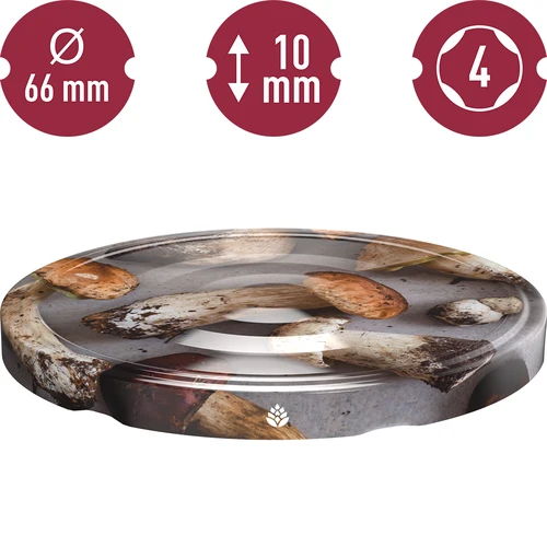 Καπάκι fi 66 μανιτάρια 2 - 10 τεμ. - 3