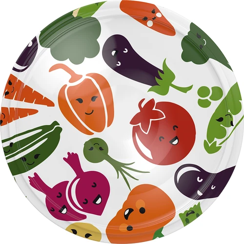 Καπάκι fi 82/6 «φατσούλες λαχανικών» - 10 τεμ.