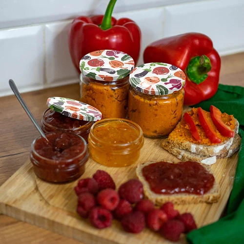 Καπάκι fi 82/6 «φατσούλες λαχανικών» - 10 τεμ. - 6