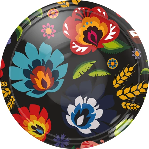 Καπάκι fi 82/6 Folk μαύρο - 10 τεμ.