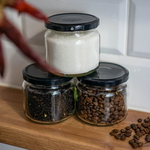 Καπάκι fi 82/6 μαύρο  - 10 τεμ. - 8