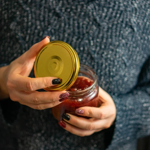 Καπάκι fi 82/6 χρυσό - 10 τεμ. - 5