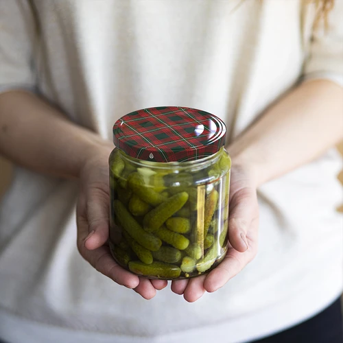 Καπάκι fi82/6 σκωτσέζικο καρό mix, 10 τεμ. - 8