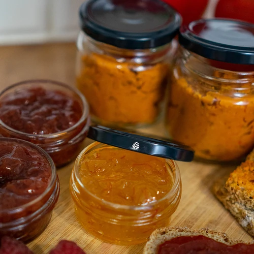 Καπάκι Ø 66/4, μαύρο - 10 τεμ. - 8