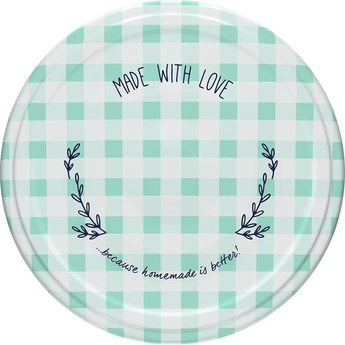 Καπάκι twist-off fi 53 καρό - 10 τεμ. - 2