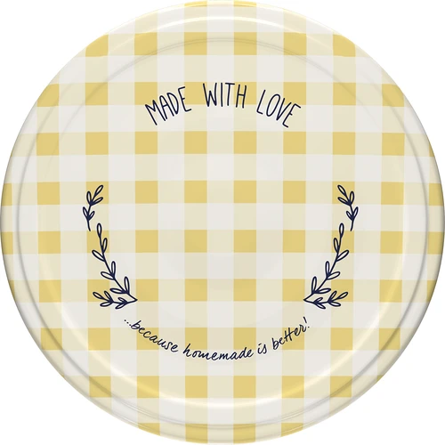 Καπάκι twist-off fi 53 καρό - 10 τεμ. - 6