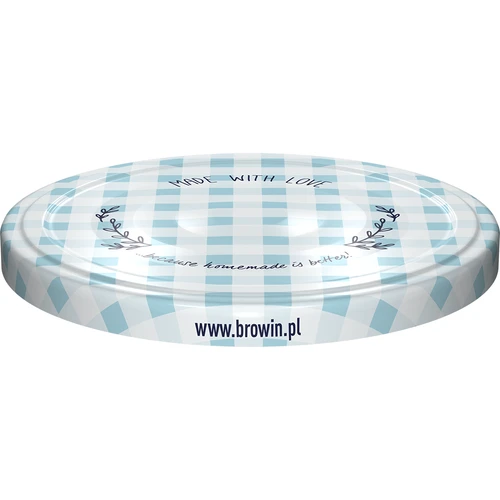 Καπάκι twist-off fi 53 καρό - 10 τεμ. - 9