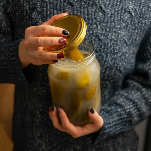 Καπάκια βιδωτά fi 100, χρυσά - 10 τεμ. - 6