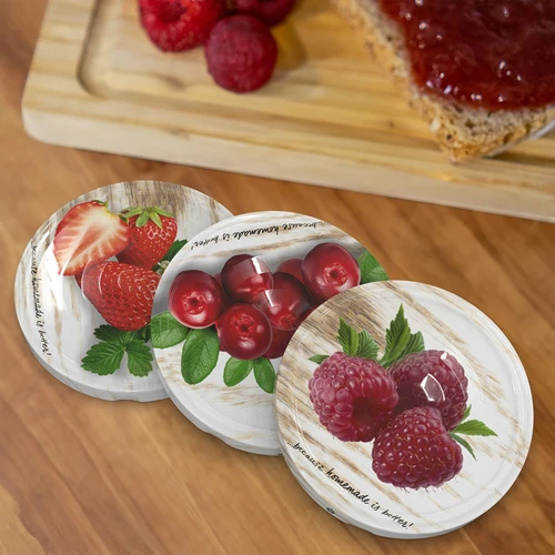 Καπάκια φ 66 με φρούτα - 10 τεμ. - 2