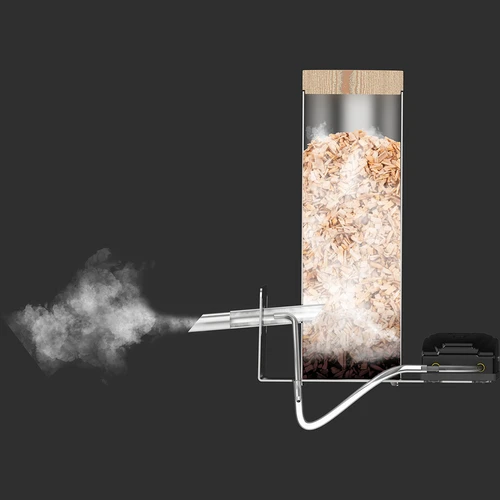 Καπνιστήριο 115 L dragON Wood 60E, ξύλινο, με ηλεκτρική θερμαντική μονάδα και ελεγκτή - 13