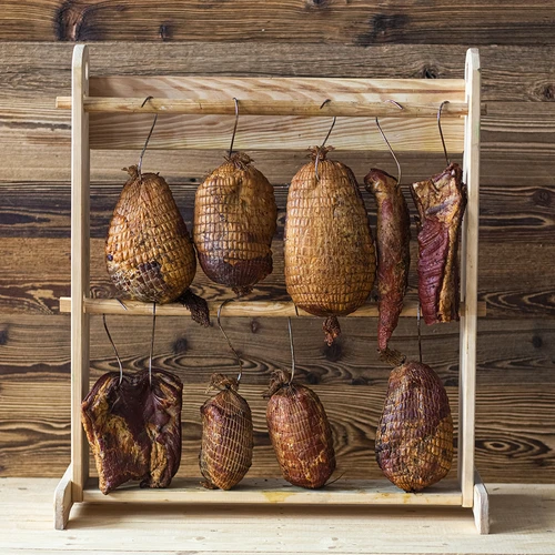 Καπνιστήριο 115 L dragON Wood 60E, ξύλινο, με ηλεκτρική θερμαντική μονάδα και ελεγκτή - 16