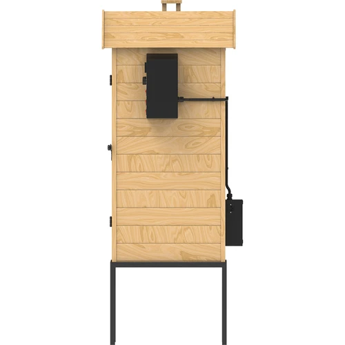 Καπνιστήριο 200 L dragON Larch E21 - από ξύλο λάριξ, με ηλεκτρική μονάδα θέρμανσης και ελεγκτή - 4