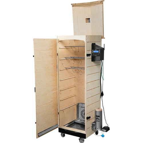 Καπνιστήριο dragON PLYWOOD NATURE – χωρίς πλαίσιο, αρθρωτό, με ελεγκτή Wi-Fi, 320L - 3