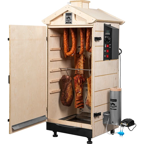 Καπνιστήριο dragON PLYWOOD NATURE χωρίς πλαίσιο με ψηφιακό ελεγκτή, 200L - 4