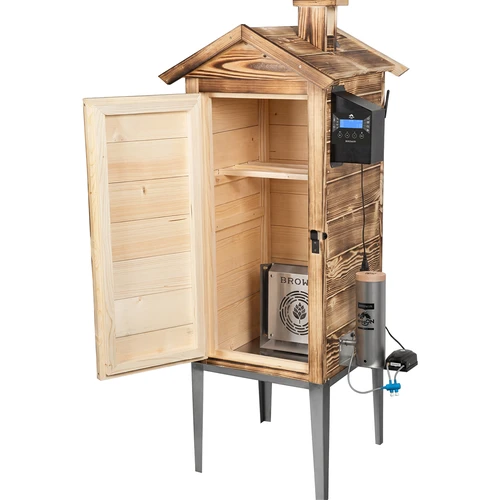 Καπνιστήριο με Wi‑Fi, 200 L – dragON WOOD 100IQ με ηλεκτρική μονάδα θέρμανσης και ελεγκτή, με καύση ξύλου - 2