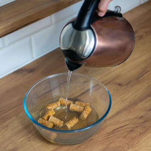 Κωνικό πώμα από φυσικό φελλό fi16/21mm - πρεσαριστό - 100 τεμ. - 4