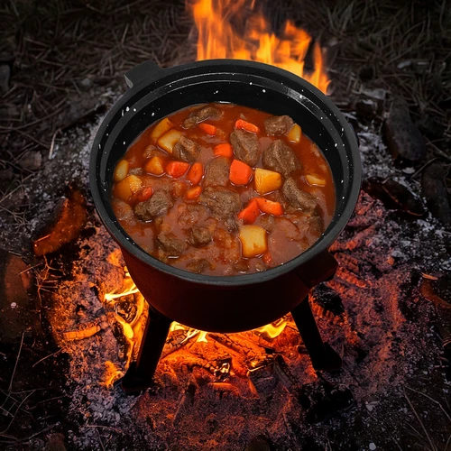 Κυνηγετικό χυτοσιδηρό καζάνι με εμαγιέ εσωτερικό, 8 L - 7