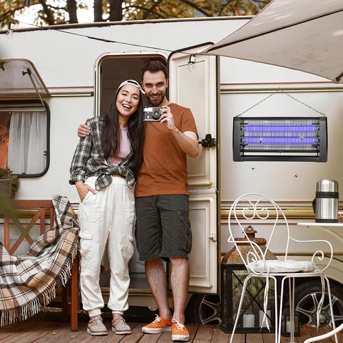 Λάμπα εξόντωσης εντόμων UVA 20 W, μαύρη - 12