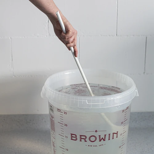 Λευκή πλαστική κουτάλα 70 cm - 2