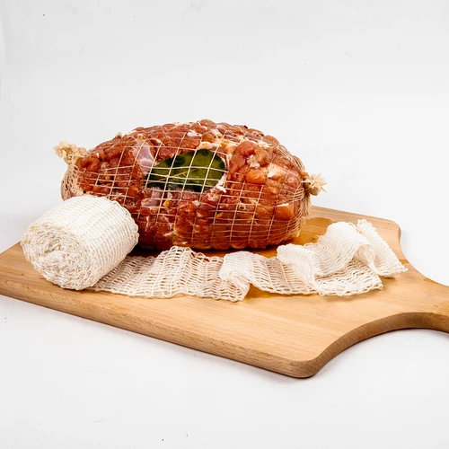 Λευκό δίχτυ αλλαντοποιίας 15 cm x 5 m έως 220°C - 4