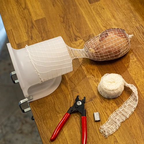 Λευκό δίχτυ καπνίσματος 12,5 cm x 5 m έως 220 °C - 5