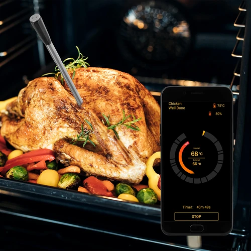 Μαγειρικό θερμόμετρο με ασύρματη ακίδα Bluetooth - 14