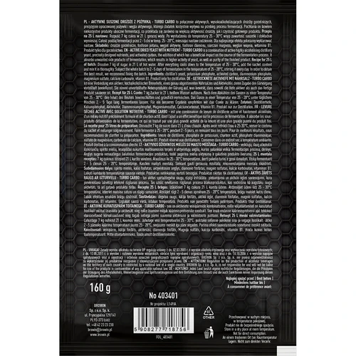 Μαγιά απόσταξης Turbo Carbo - 3