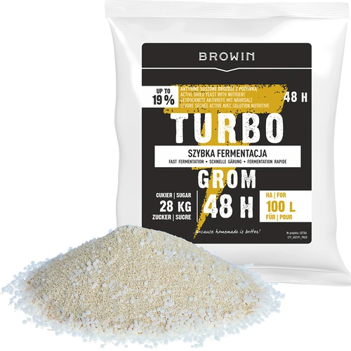 Μαγιά απόσταξης Turbo Grom 48h 100L - 4