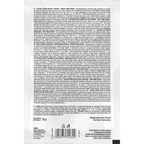 Μαγιά απόσταξης Turbo Whiskey - 3