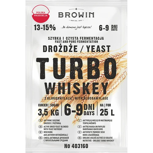 Μαγιά απόσταξης Turbo Whiskey