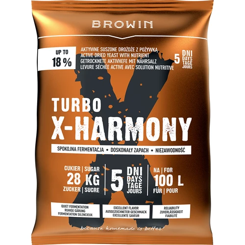 Μαγιά Turbo X-Harmony 18%, 100 L, 360g