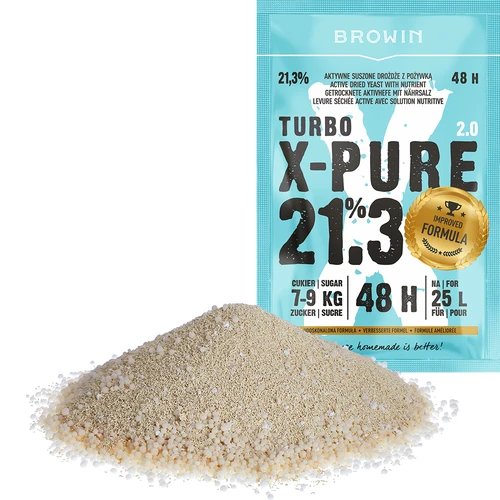 Μαγιά Turbo X-Pure 21,3% 48h, 25 L - 3
