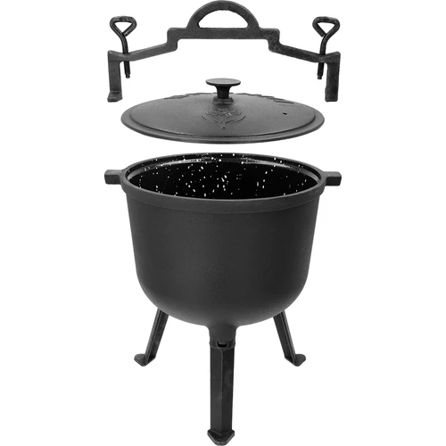 Μαντεμένιο καζάνι με εμαγιέ επίστρωση, 10 λίτρων - 2